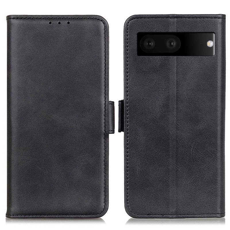 Flip Case voor Google Pixel 7 Dubbele Sluiting