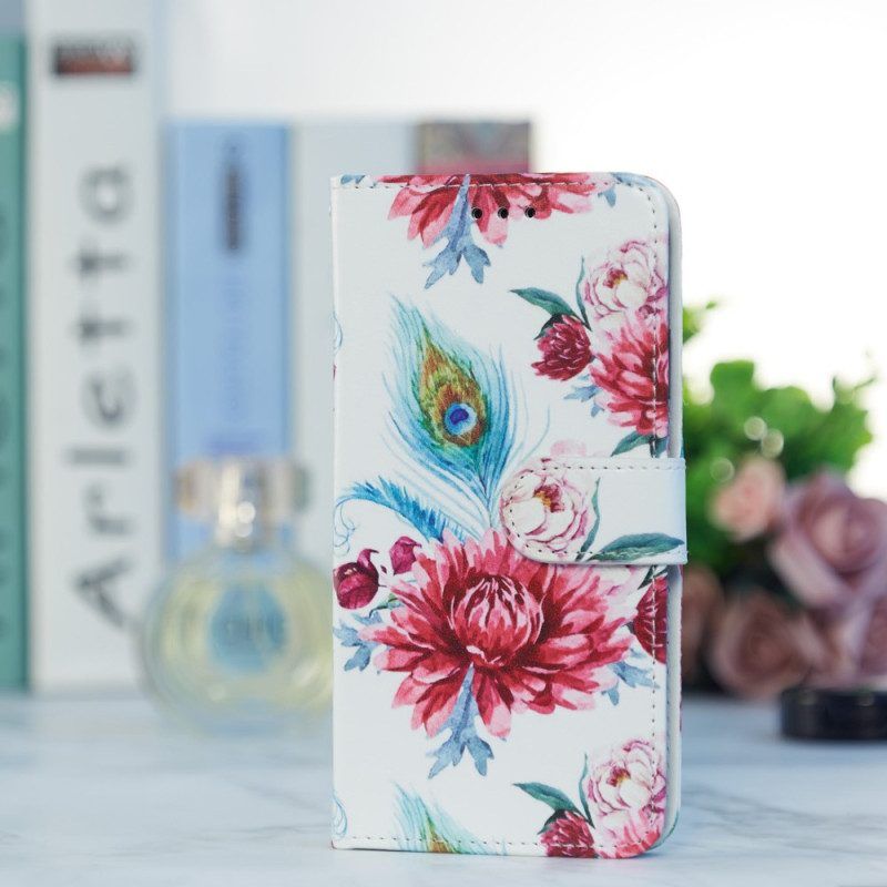 Flip Case voor Google Pixel 7A Bloemen