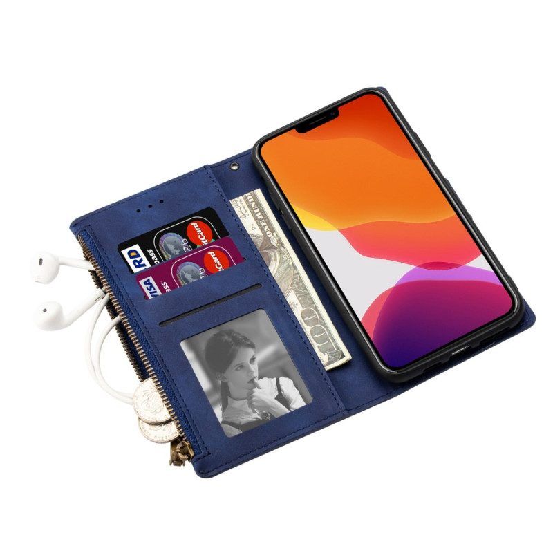Flip Case voor iPhone 14 Pro Max Met Ketting Lanyard-lijnen
