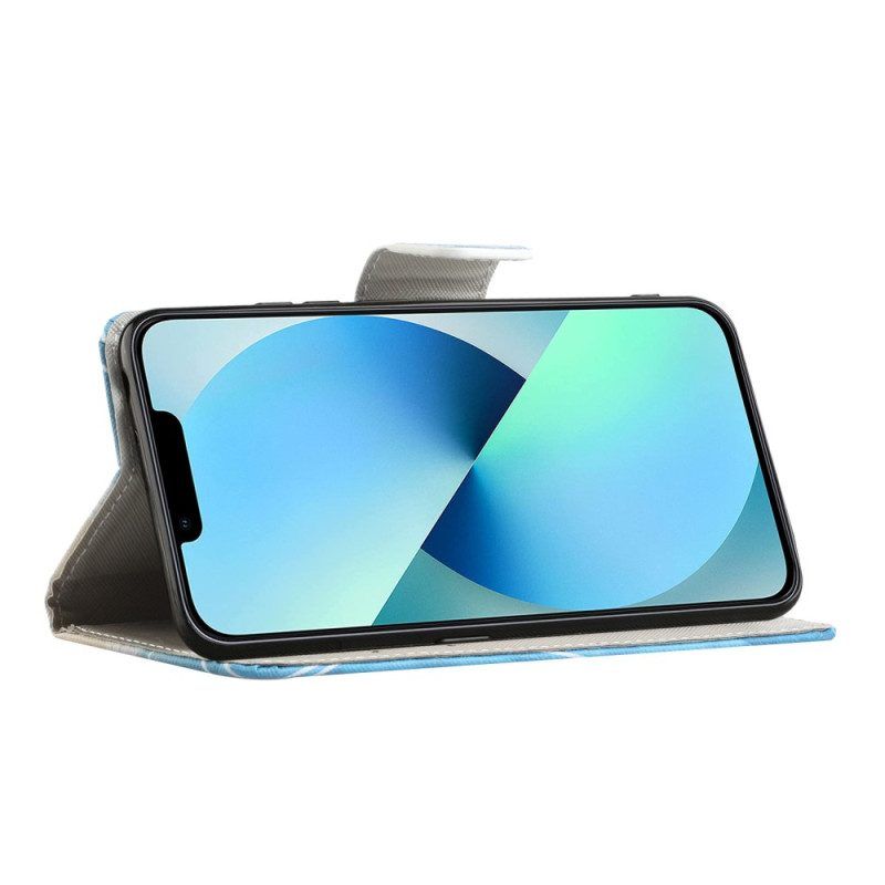 Flip Case voor iPhone 15 Vlinders