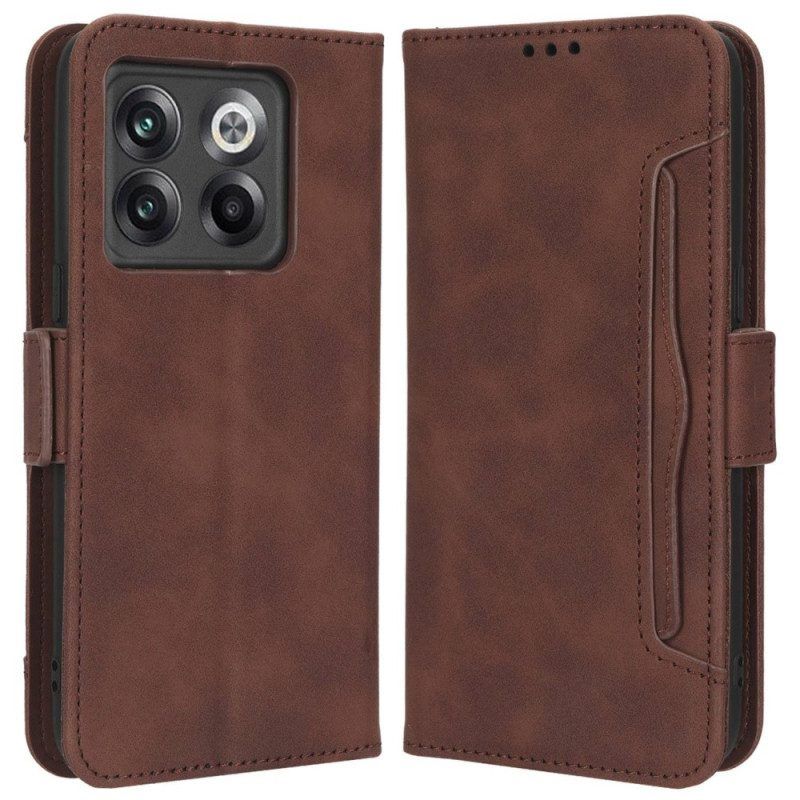 Flip Case voor OnePlus 10T 5G Premier Class Met Meerdere Kaarten