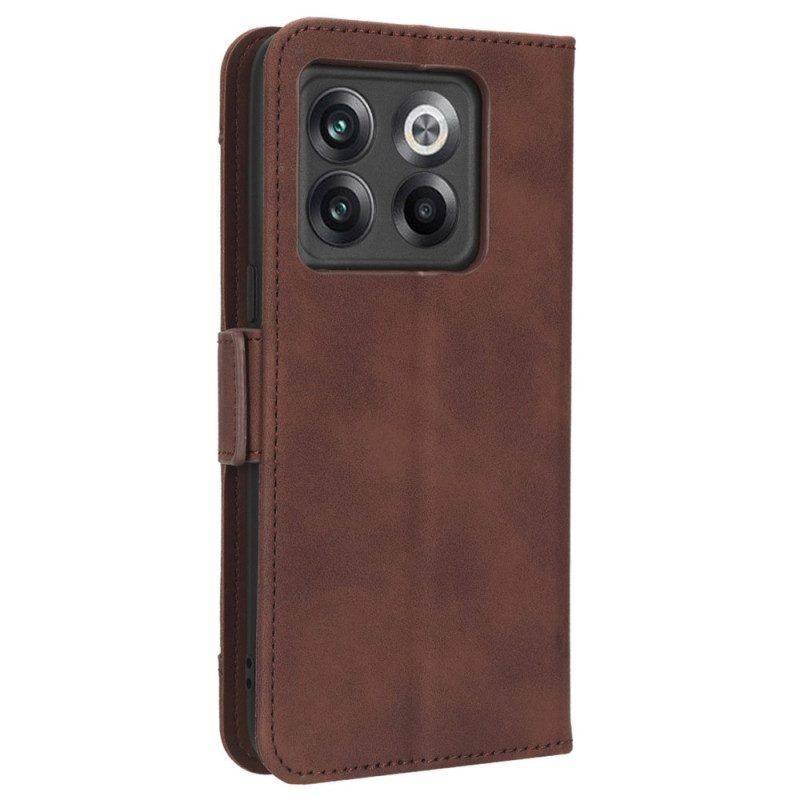 Flip Case voor OnePlus 10T 5G Premier Class Met Meerdere Kaarten