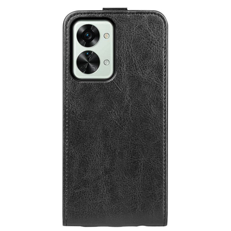 Flip Case voor OnePlus Nord 2T 5G Folio-hoesje Verticale Klep