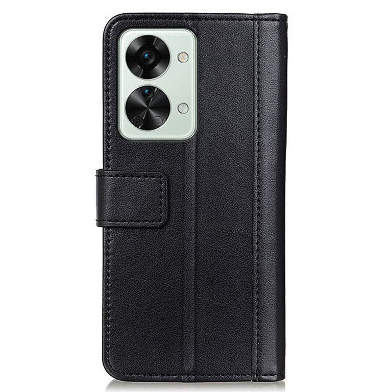 Flip Case voor OnePlus Nord 2T 5G Stijl Leer