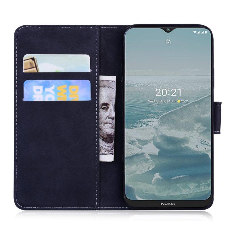 Flip Case voor Oppo Find X5 Lite Huid-aanraking Vlinder