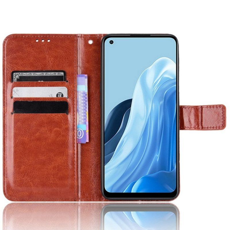 Flip Case voor Oppo Reno 7 Flitsend Kunstleer