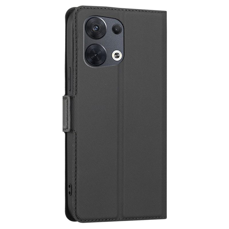 Flip Case voor Oppo Reno 8 Twee Toon