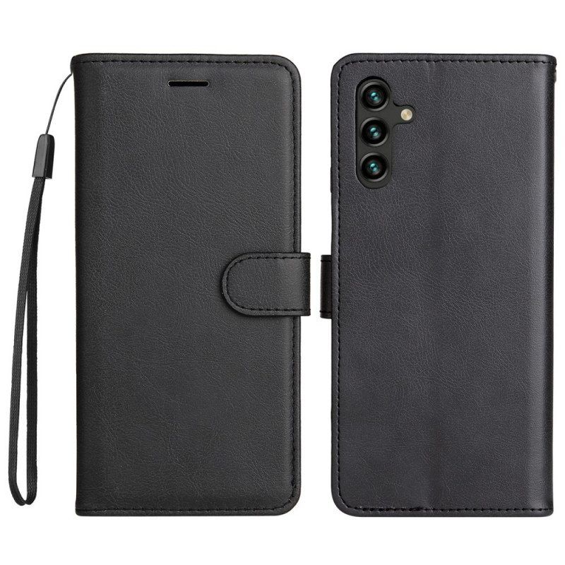 Flip Case voor Samsung Galaxy A13 5G / A04s Met Ketting Kaarthouder Standaard