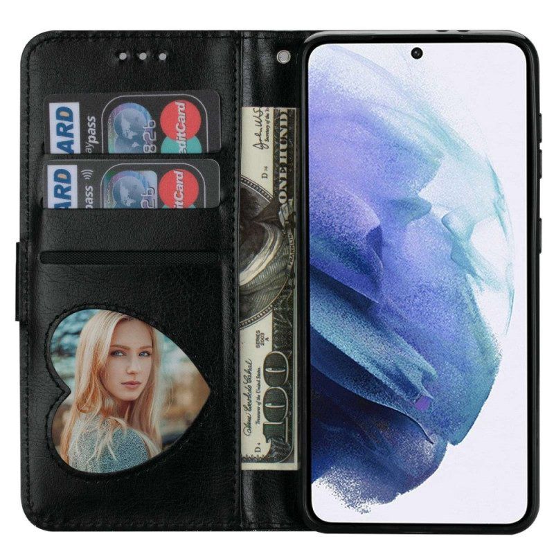 Flip Case voor Samsung Galaxy A14 / A14 5G Kaarthouder En Camerahoes