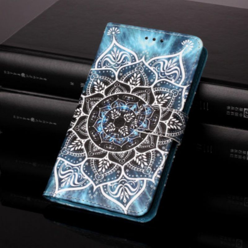 Flip Case voor Samsung Galaxy M12 / A12 Mandala In De Lucht