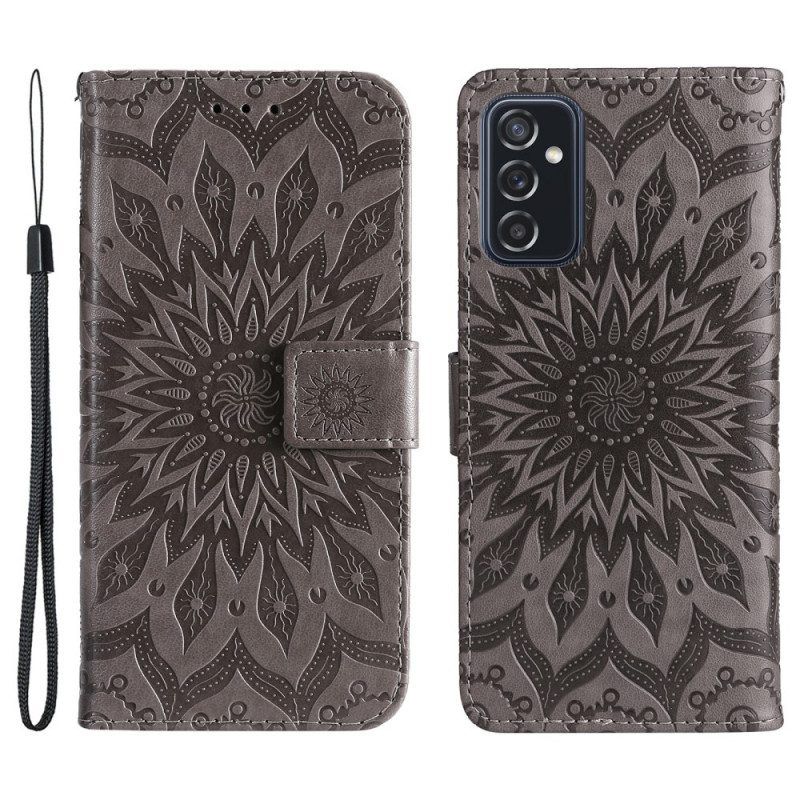 Flip Case voor Samsung Galaxy M52 5G Oosterse Mandala