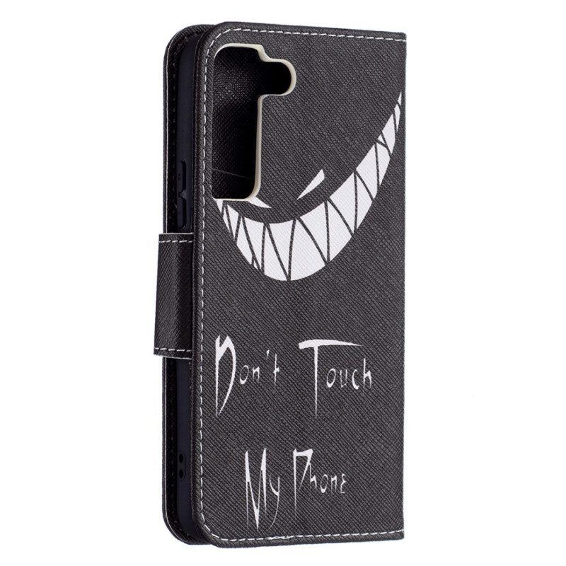 Flip Case voor Samsung Galaxy S22 5G Duivels Telefoon