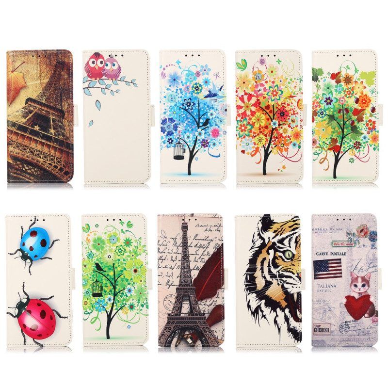 Flip Case voor Samsung Galaxy S22 5G Lieveheersbeestje