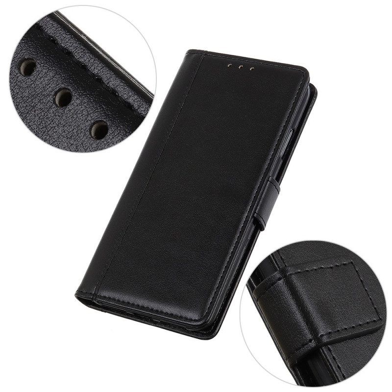 Flip Case voor Samsung Galaxy S23 5G Leren Styling