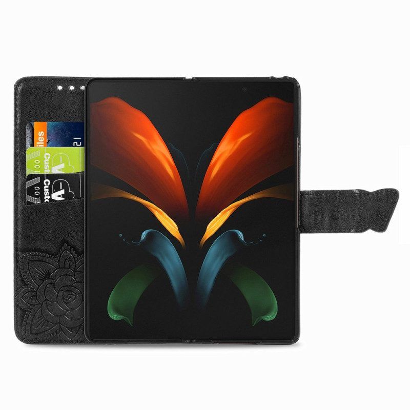 Flip Case voor Samsung Galaxy Z Fold 4 Gigantische Vlinder