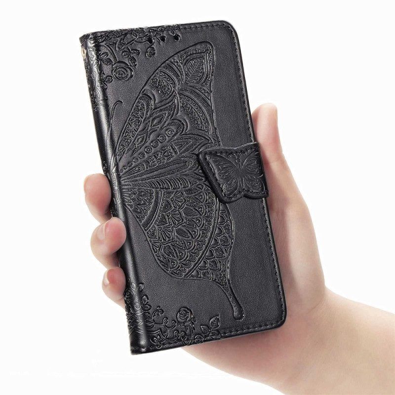 Flip Case voor Samsung Galaxy Z Fold 4 Gigantische Vlinder