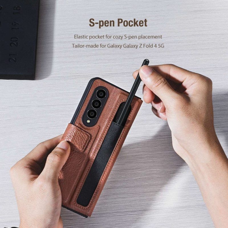 Flip Case voor Samsung Galaxy Z Fold 4 Nillkin Kunstleer