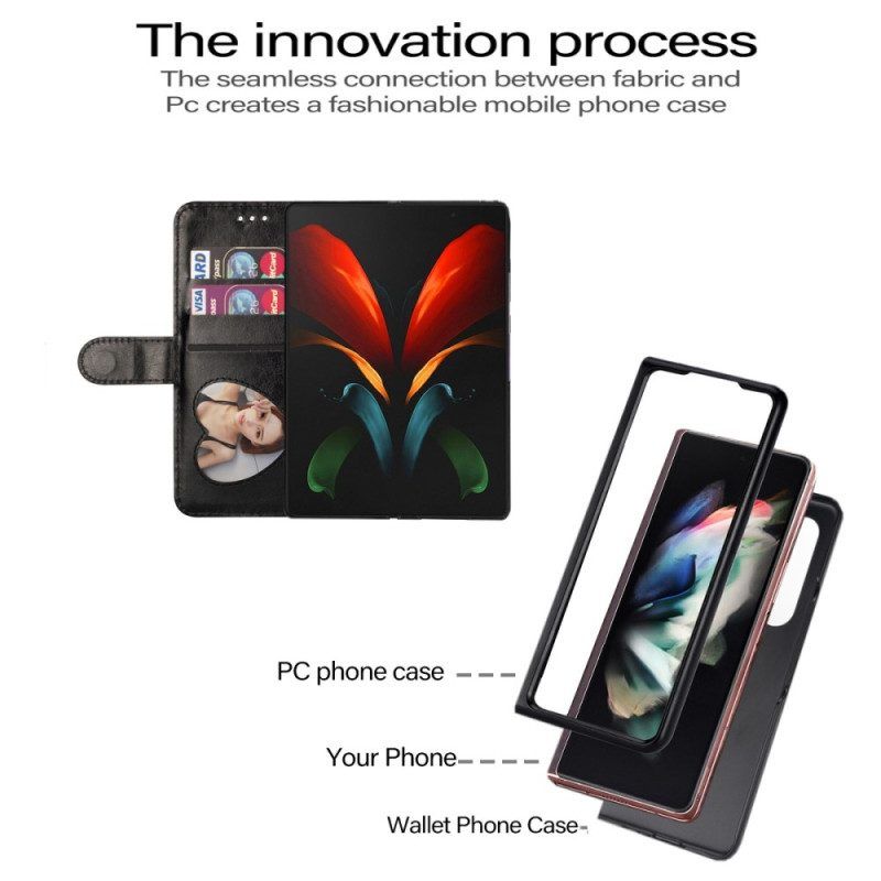 Flip Case voor Samsung Galaxy Z Fold 4 Sterren Koord