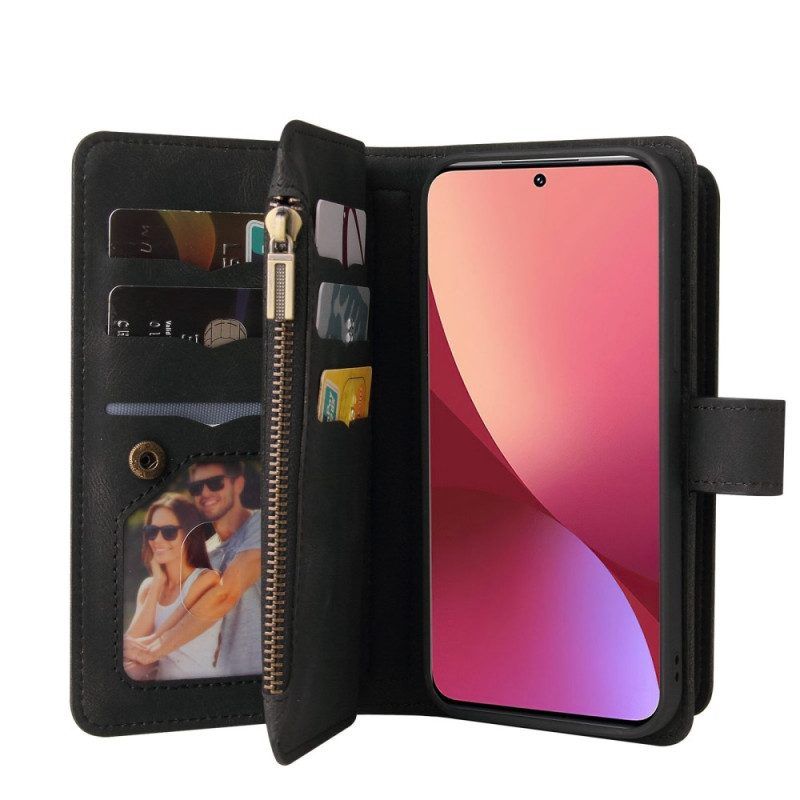 Flip Case voor Xiaomi 12 / 12X Multifunctionele Kaarthouder