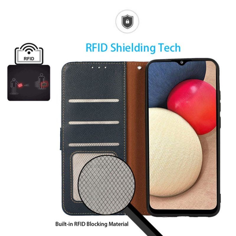 Flip Case voor Xiaomi 13 Pro Lychee-stijl Rfid Khazneh