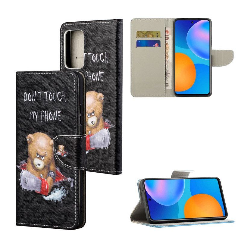 Flip Case voor Xiaomi Redmi Note 11 / 11S Gevaarlijke Beer