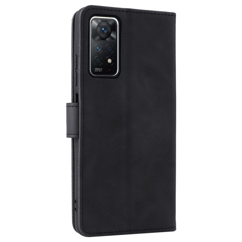 Flip Case voor Xiaomi Redmi Note 11 Pro / 11 Pro 5G Stijl Lederen Couture