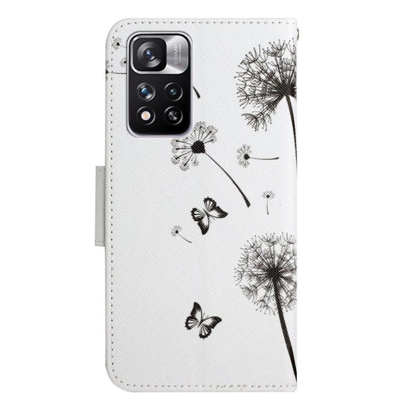 Flip Case voor Xiaomi Redmi Note 11 Pro Plus 5G Baby Love Paardebloem