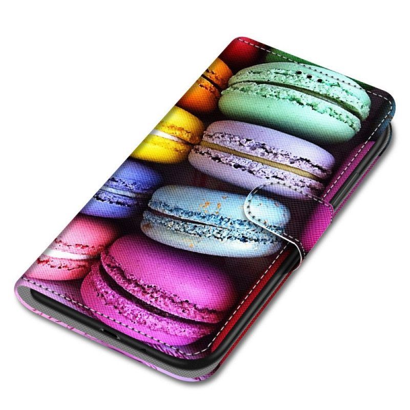 Flip Case voor Xiaomi Redmi Note 11 Pro Plus 5G Macarons