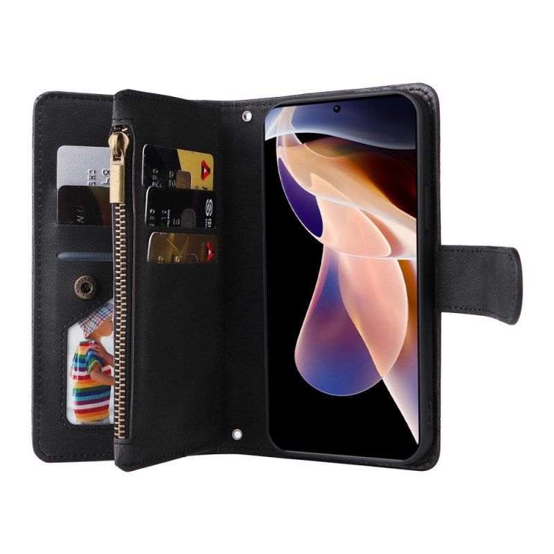 Flip Case voor Xiaomi Redmi Note 11 Pro Plus 5G Multifunctionele Portemonnee