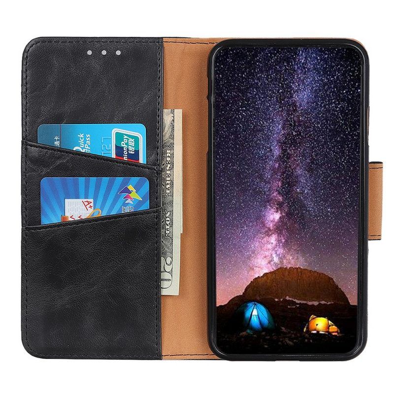 Flip Case voor Xiaomi Redmi Note 11 Pro Plus 5G Split Lederen Omkeerbare Sluiting