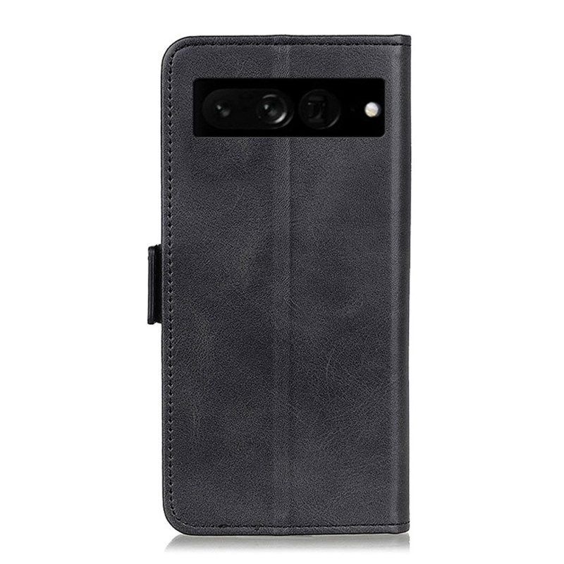 Folio-hoesje voor Google Pixel 7 Pro Dubbele Sluiting