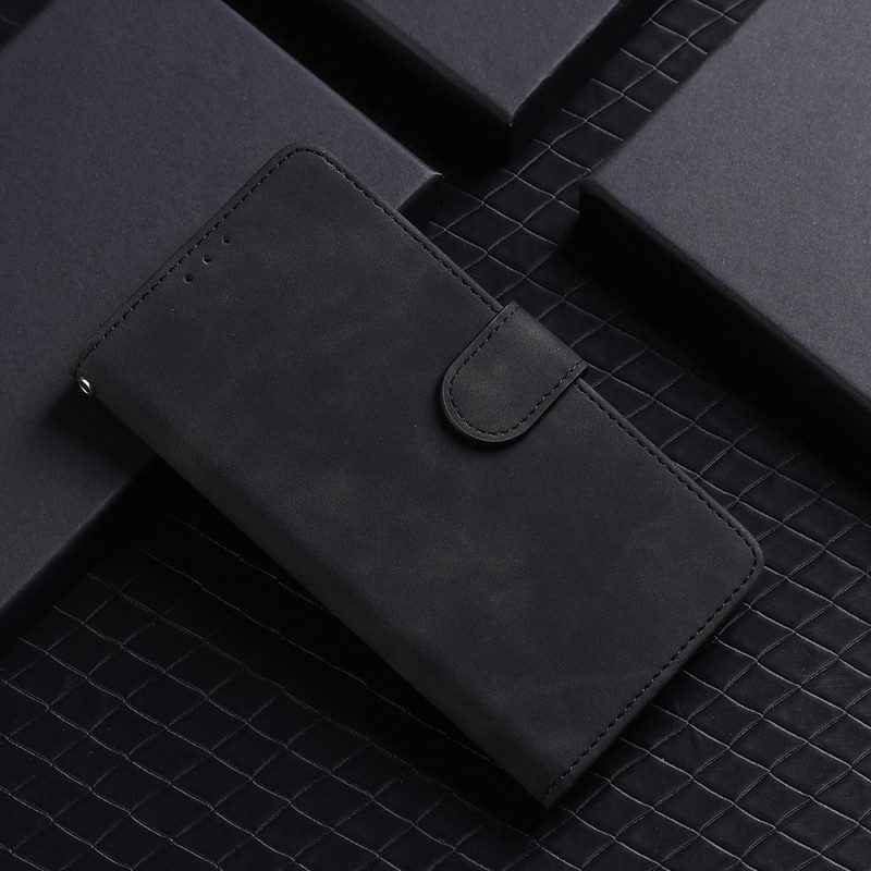 Folio-hoesje voor Google Pixel 7 Pro Met Ketting Gekleurde Imitatieleren Band