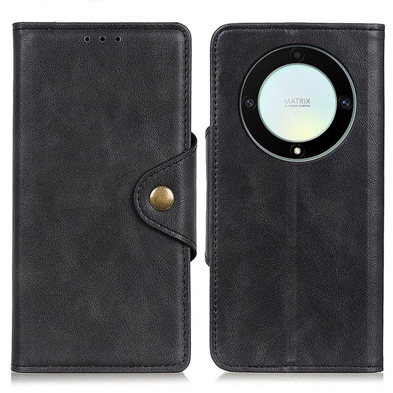 Folio-hoesje voor Honor Magic 5 Lite Magnetische Knoopsluiting