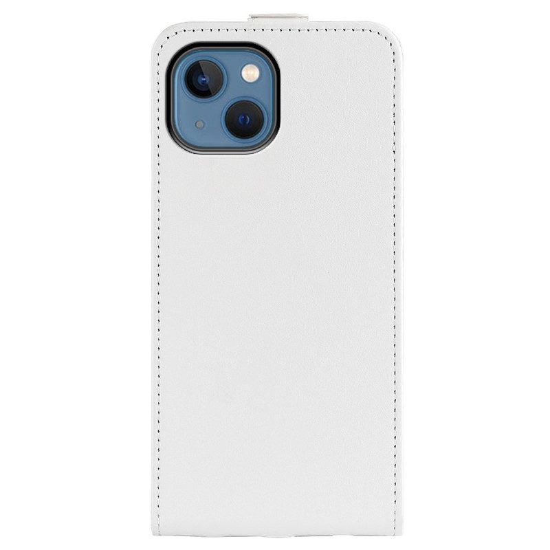 Folio-hoesje voor iPhone 14 Flip Case Verticale Flap Leer Effect