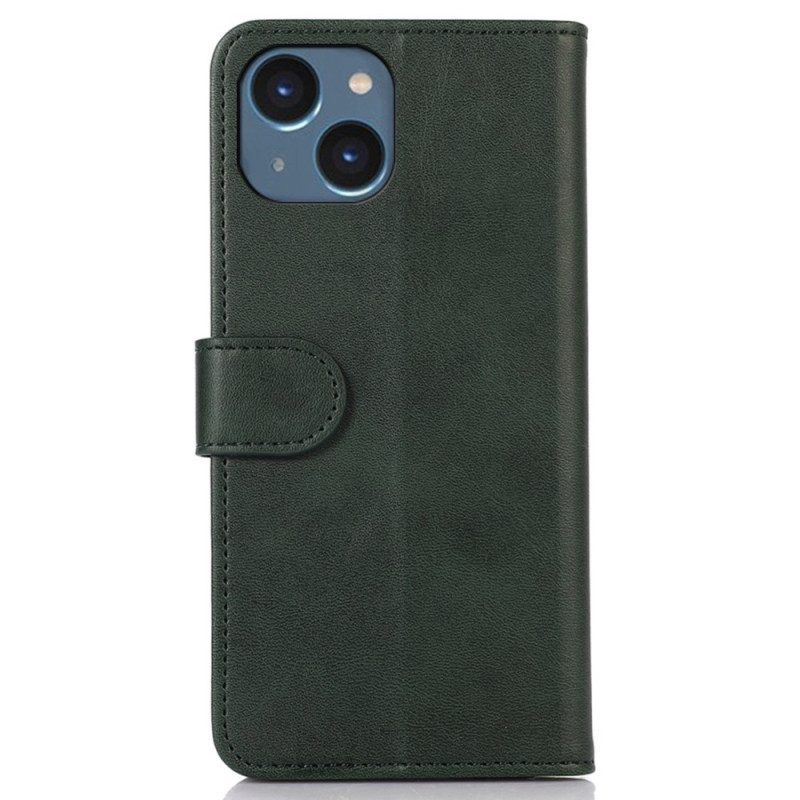 Folio-hoesje voor iPhone 14 Mat Kunstleer