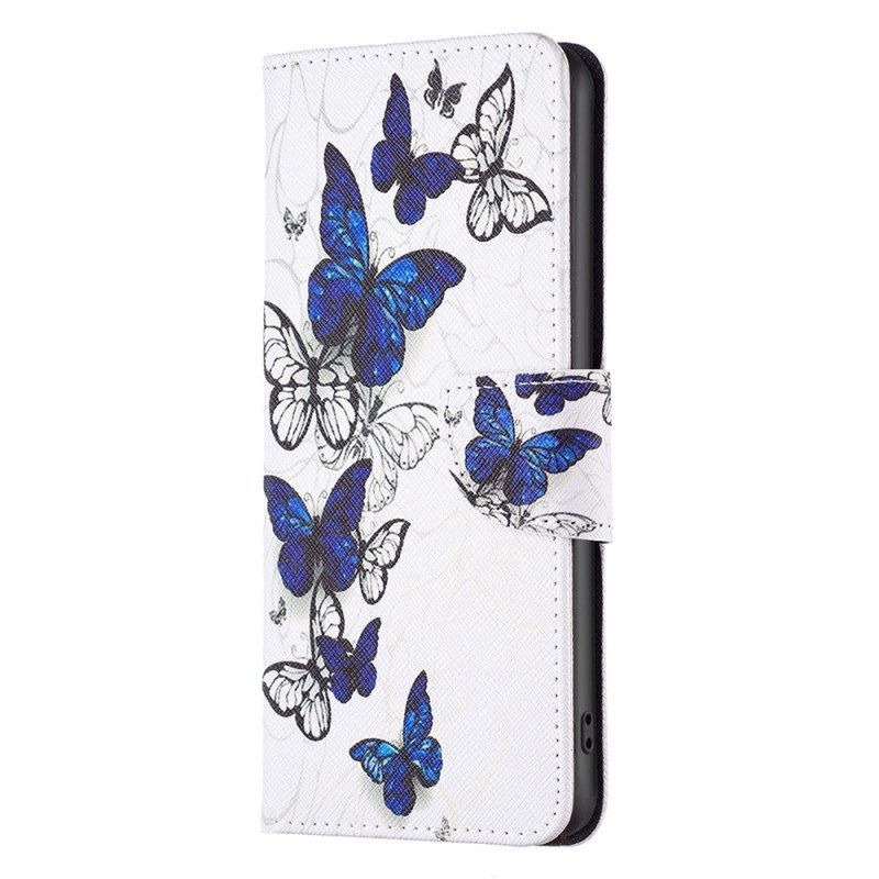 Folio-hoesje voor iPhone 14 Plus Vlinders Van De Wereld