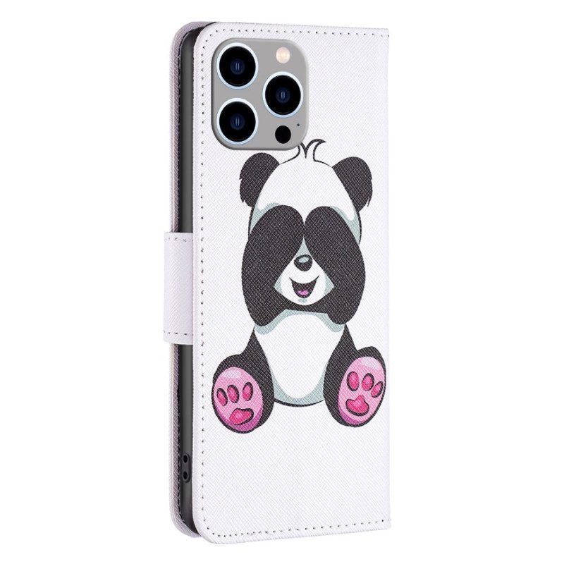 Folio-hoesje voor iPhone 14 Pro Max Panda