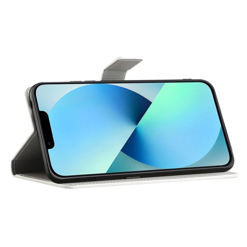 Folio-hoesje voor iPhone 15 Plus Galaxy-patroon