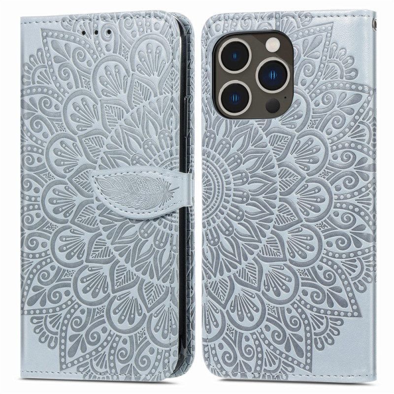 Folio-hoesje voor iPhone 15 Pro Stammenblad