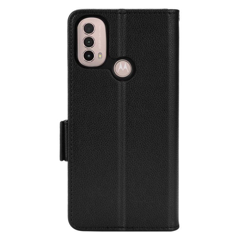 Folio-hoesje voor Moto E40 / E30 / E20 Flip Case Flap Dubbele Nieuwe Kleuren