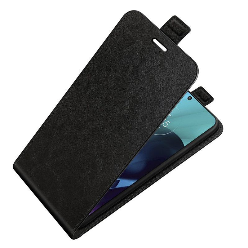 Folio-hoesje voor Moto G71 5G Flip Case Retro Opvouwbaar