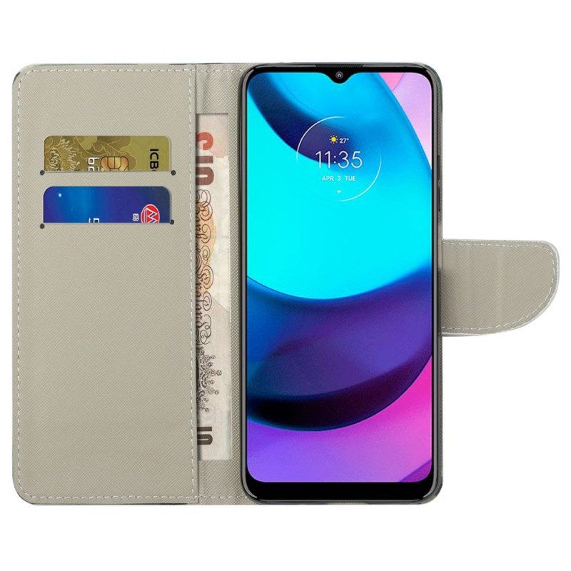 Folio-hoesje voor Moto G71 5G Gevaarlijke Beer