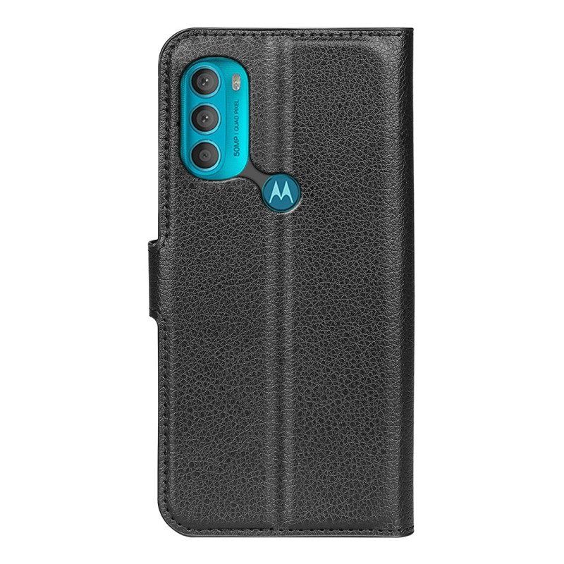 Folio-hoesje voor Moto G71 5G Klassiek