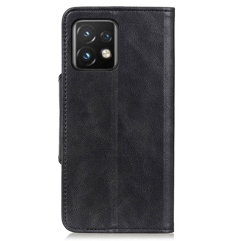 Folio-hoesje voor Motorola Edge 40 Pro Magnetische Knop