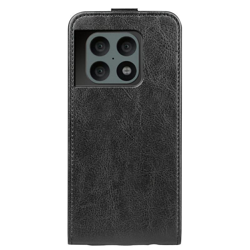 Folio-hoesje voor OnePlus 10 Pro 5G Flip Case Verticale Flap Leer Effect