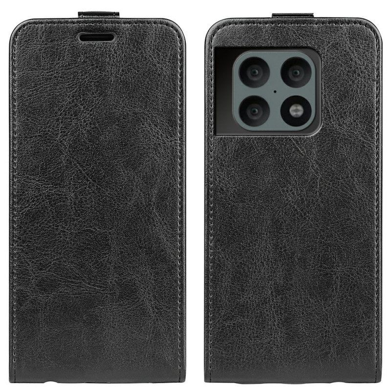 Folio-hoesje voor OnePlus 10 Pro 5G Flip Case Verticale Flap Leer Effect