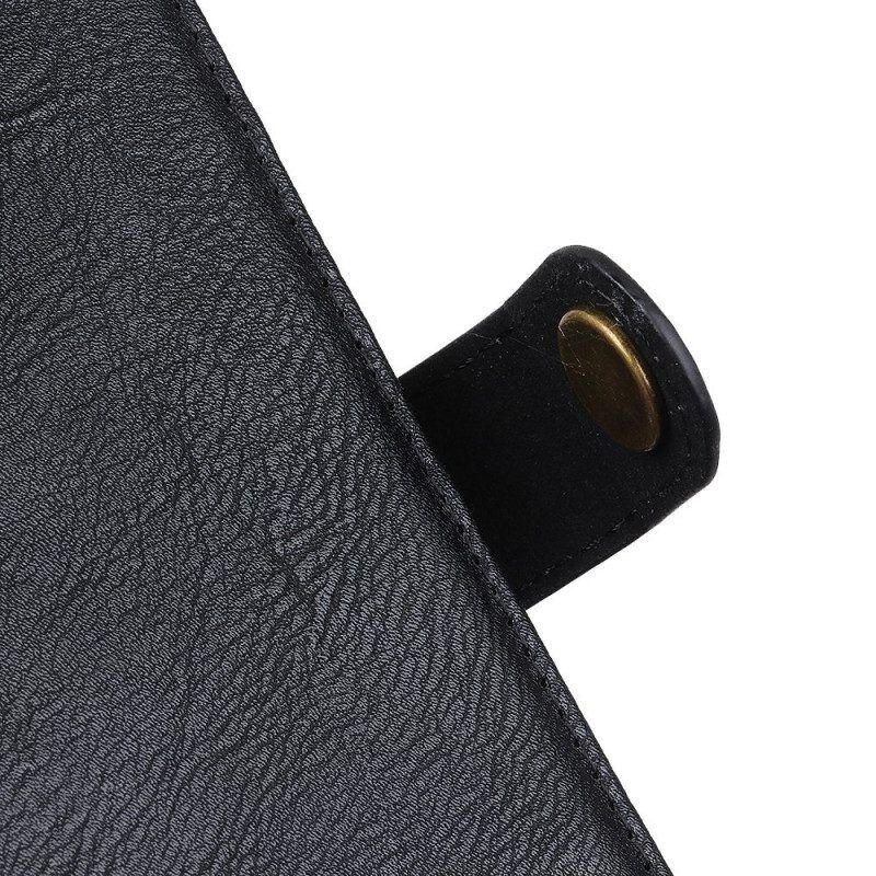 Folio-hoesje voor OnePlus 10T 5G Imitatieleer Khazneh