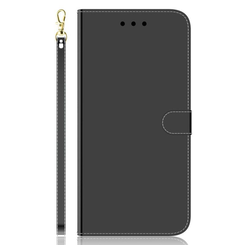 Folio-hoesje voor OnePlus 11 5G Spiegel En Lanyard