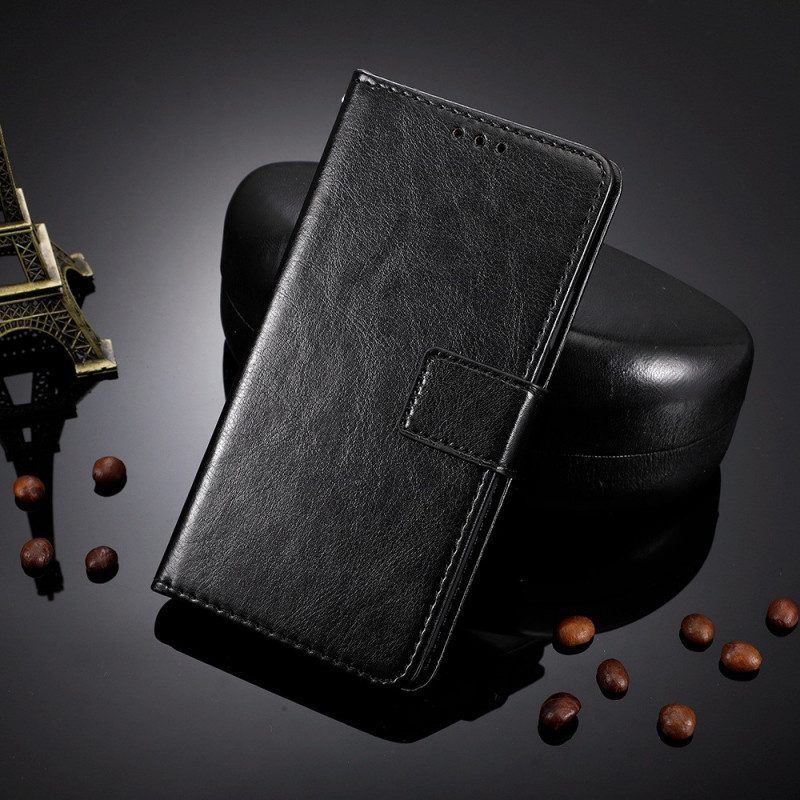 Folio-hoesje voor OnePlus Nord 2T 5G Met Ketting Faux Leather Flashy Met Riem