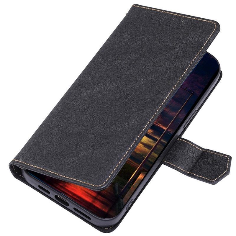 Folio-hoesje voor OnePlus Nord 2T 5G Rfid Leereffect